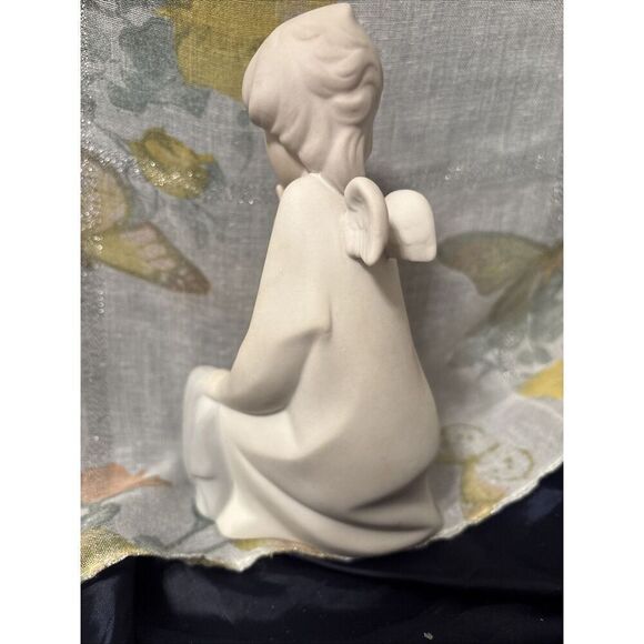 Lladro Spain Porcelain Angel with Baby Matte Figurine #4635 - Picture 6 of 16
